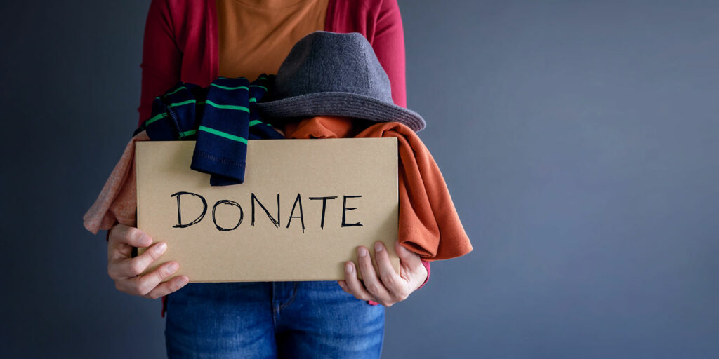 Donate clothing — Clothed by Faith